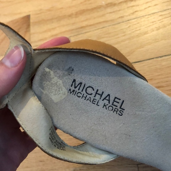 MICHAEL Michael Kors Tan espadrilles Wedges 10 - Picture 7 of 8